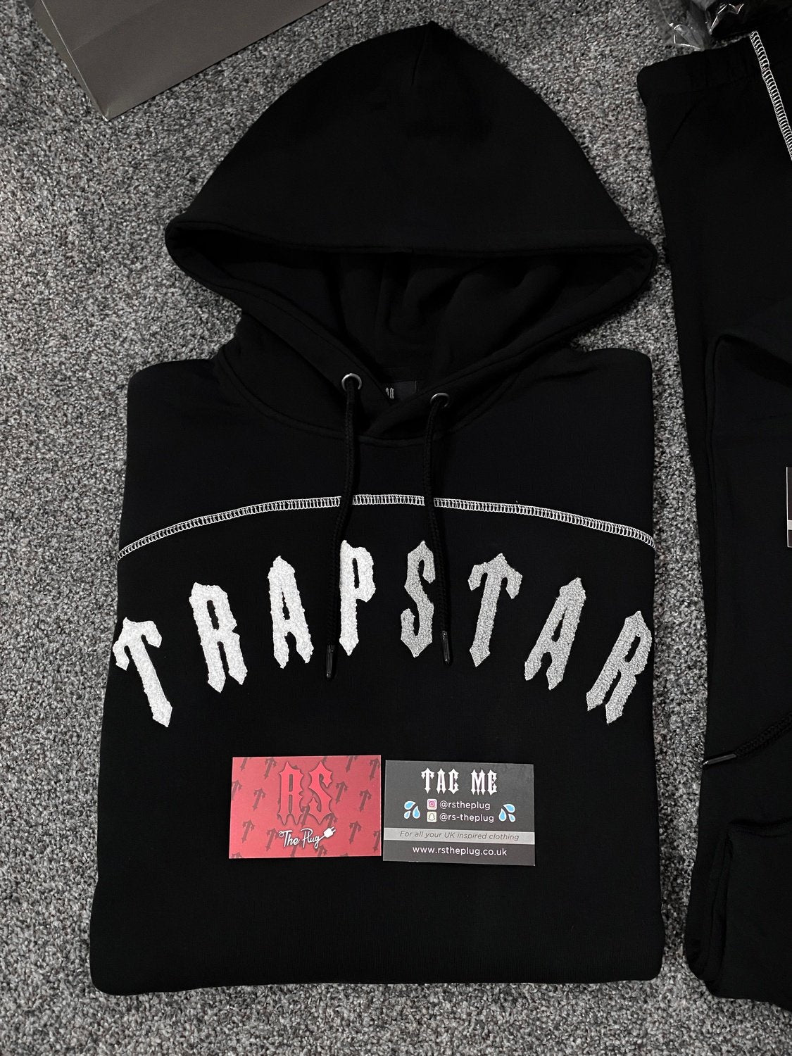 Trapstar Irongate Arch Tracksuit Black Monochrome