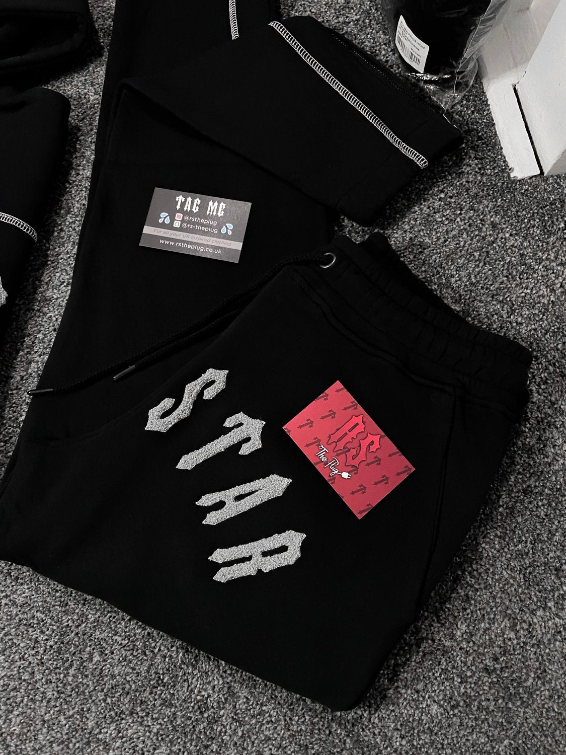 Trapstar Irongate Arch Tracksuit Black Monochrome