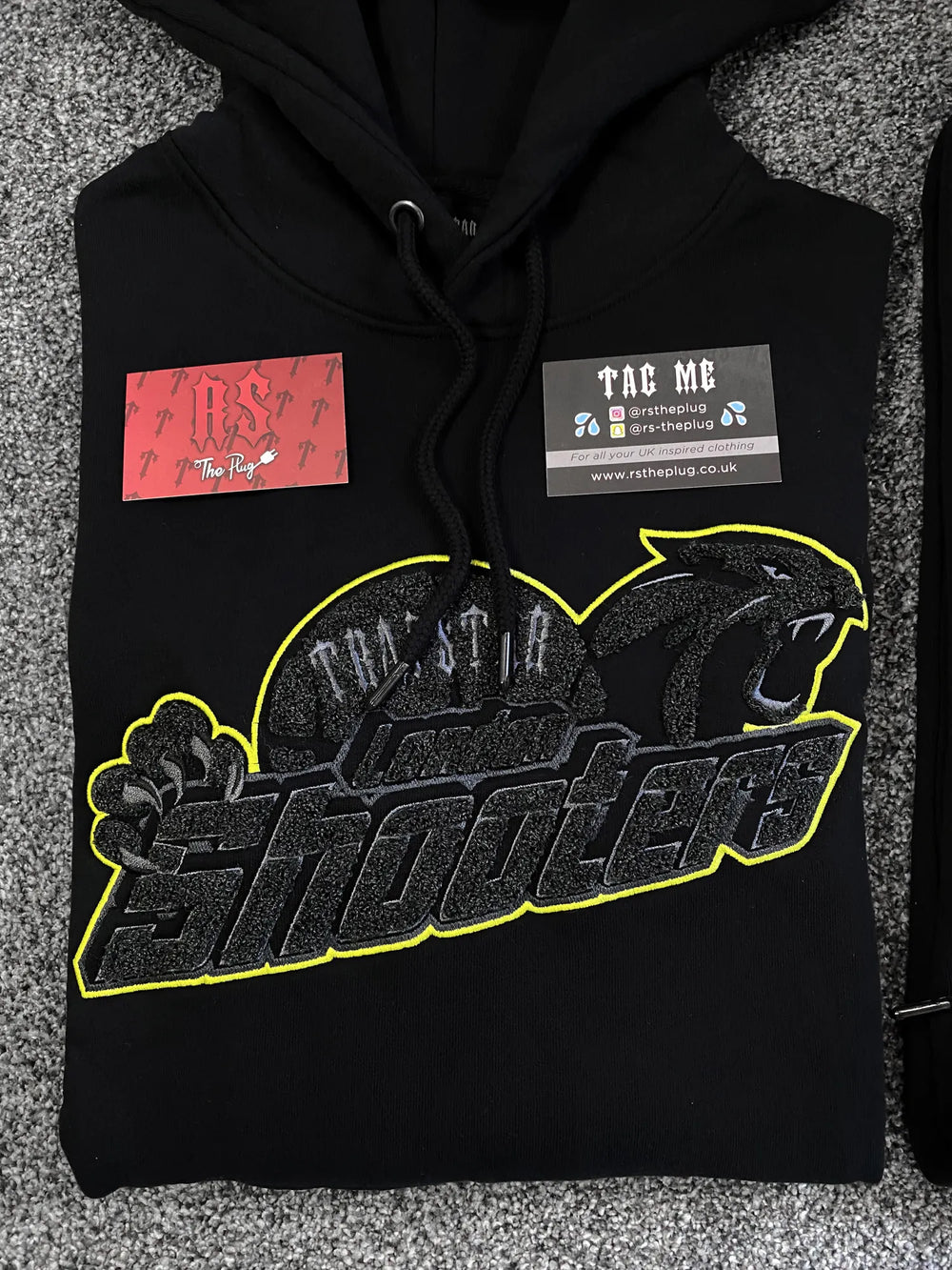 Trapstar Shooters Tracksuit Black/Lime – RSThePlug