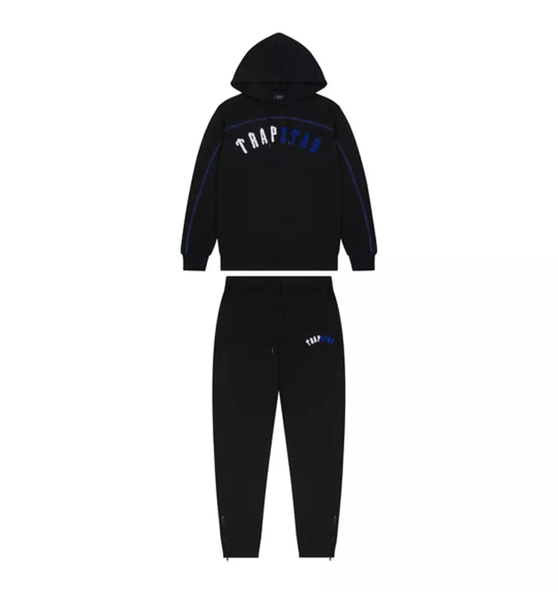 Trapstar Irongate Arch Chenille Tracksuit Black Ice