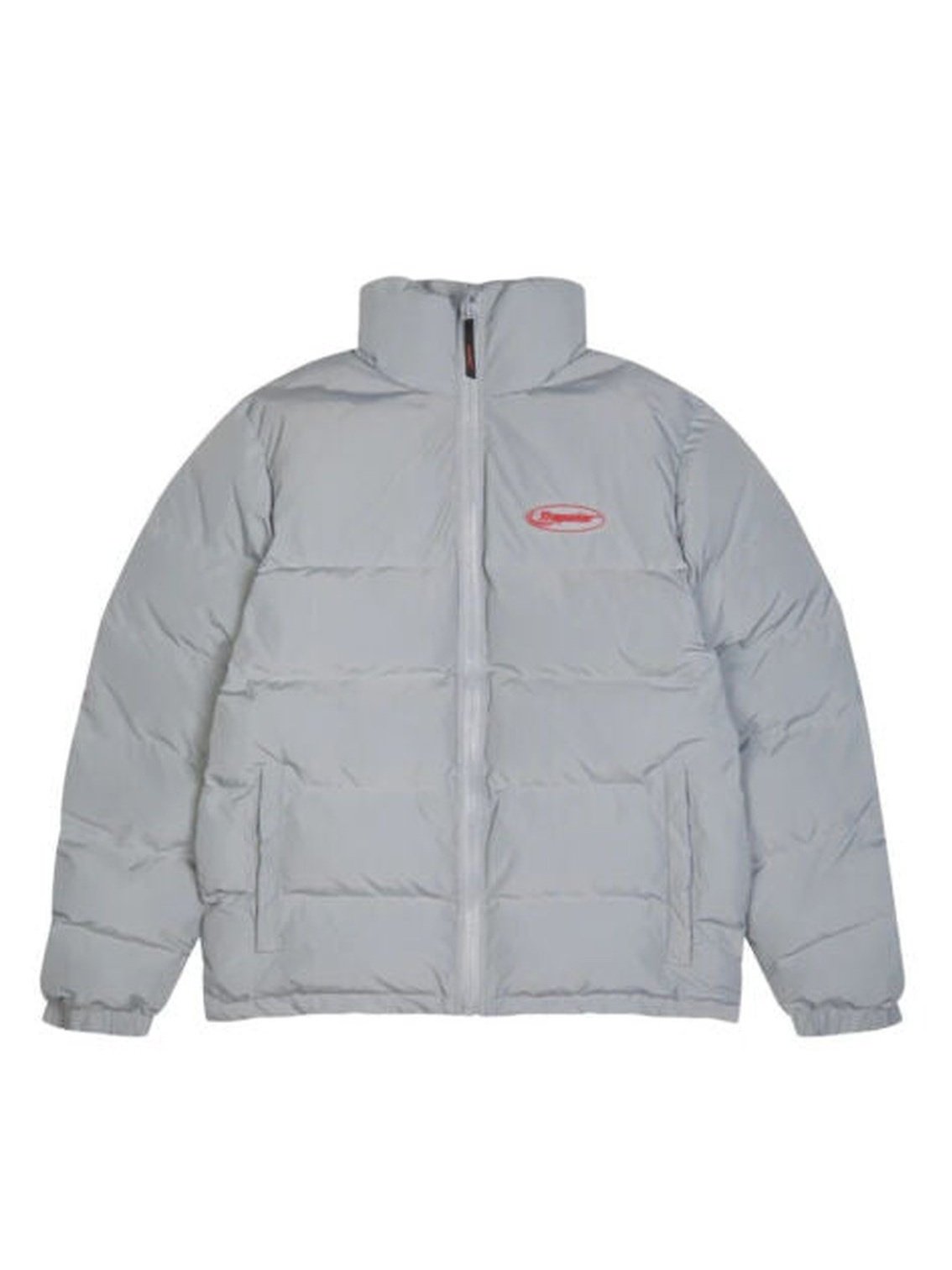 Trapstar Hyperdrive Puffer Jacket Grey/Red