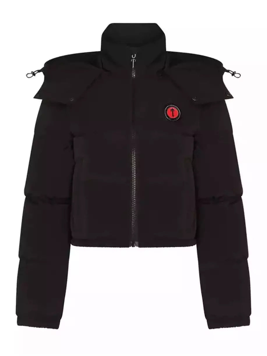 Womens Trapstar Irongate Jacket Black Red